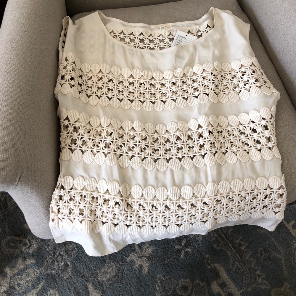 Anthropologie Short Sleeve Blouse